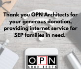 Thank you OPN Architects for your generous donation, providing internet for families without. (1)