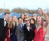 Students Taking Selfie Before Prom