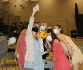 Sophomore Honor Students selfie