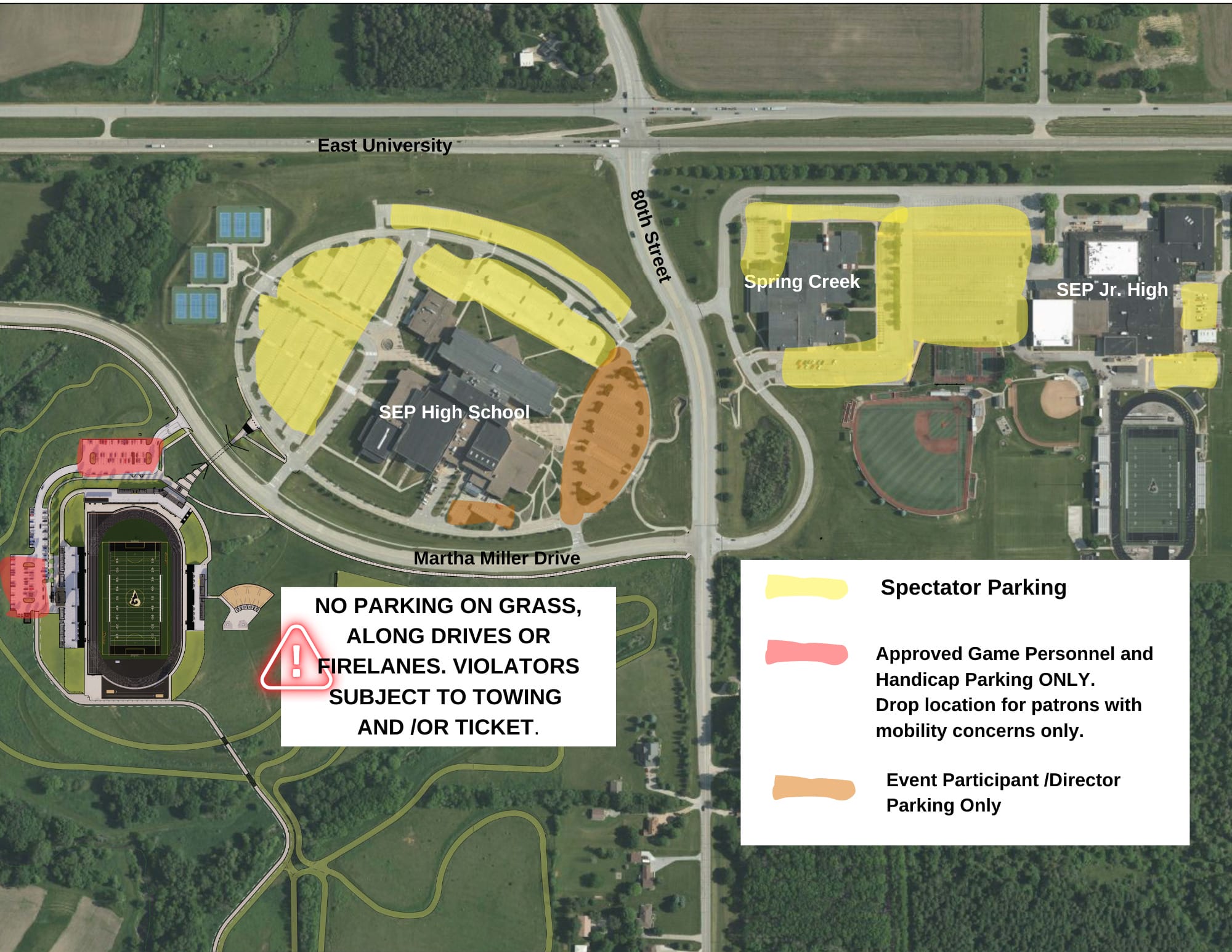 Transcript Avenue Intermediate Employee Parking Lot Now Available