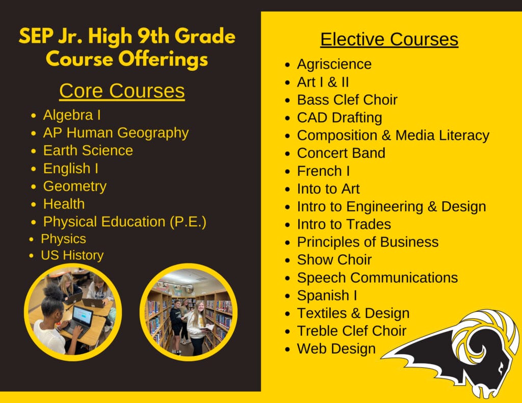 Jr. High 9th Grade Course Offerings