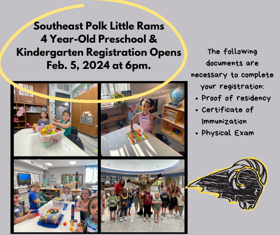 2024-2025 Online Registration for Preschoolers - Southeast Polk ...