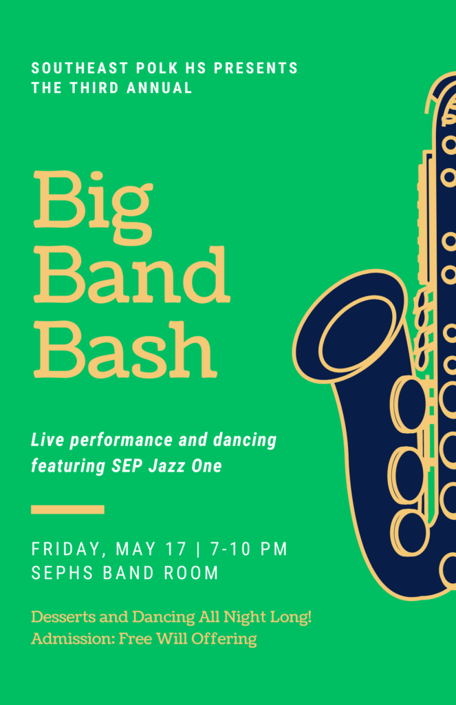 2024 Big Band Bash Poster