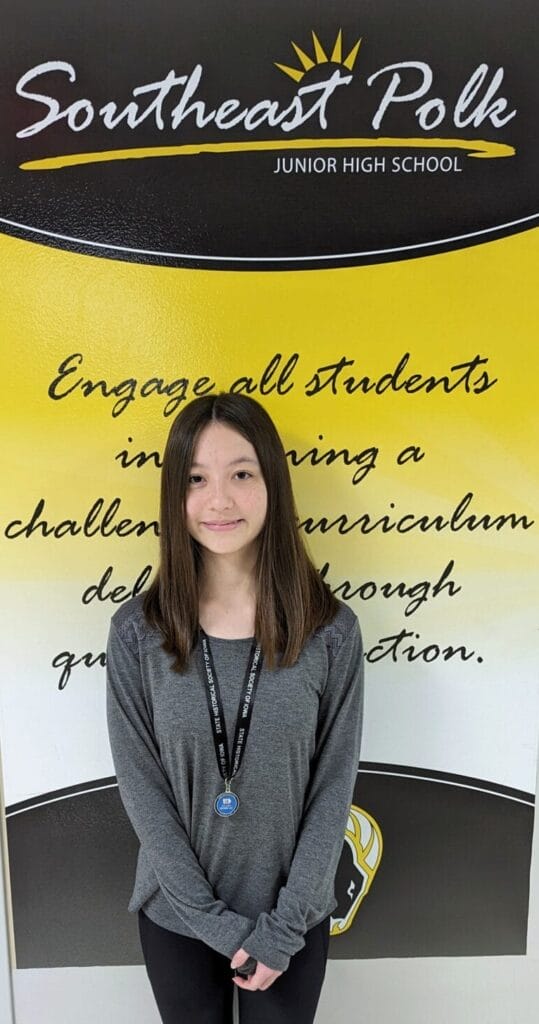 Chloe National History Day 2nd place 2024 State qualifier