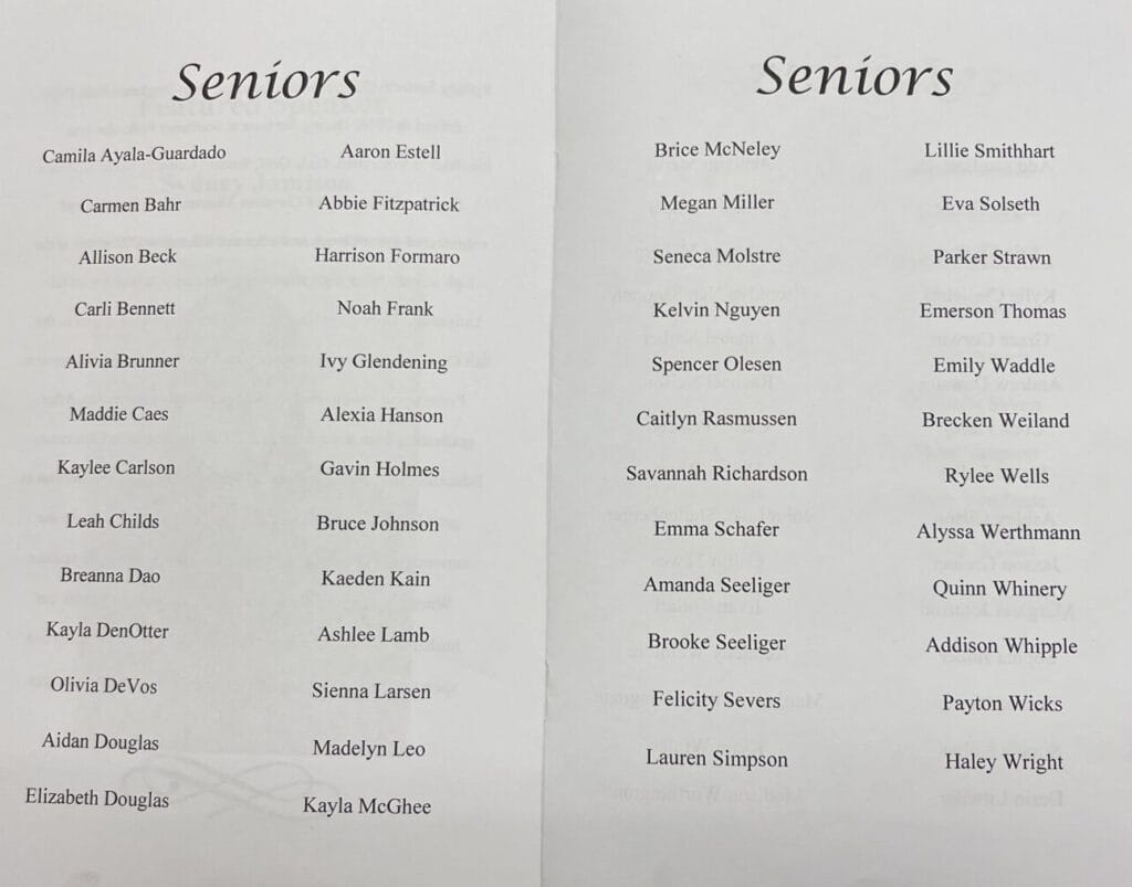 Senior Names