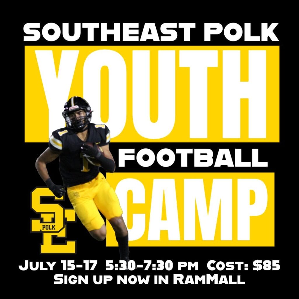 2024 Youth Football Camp Graphic