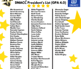 SEP Students on DMACC President's List Spring 2024