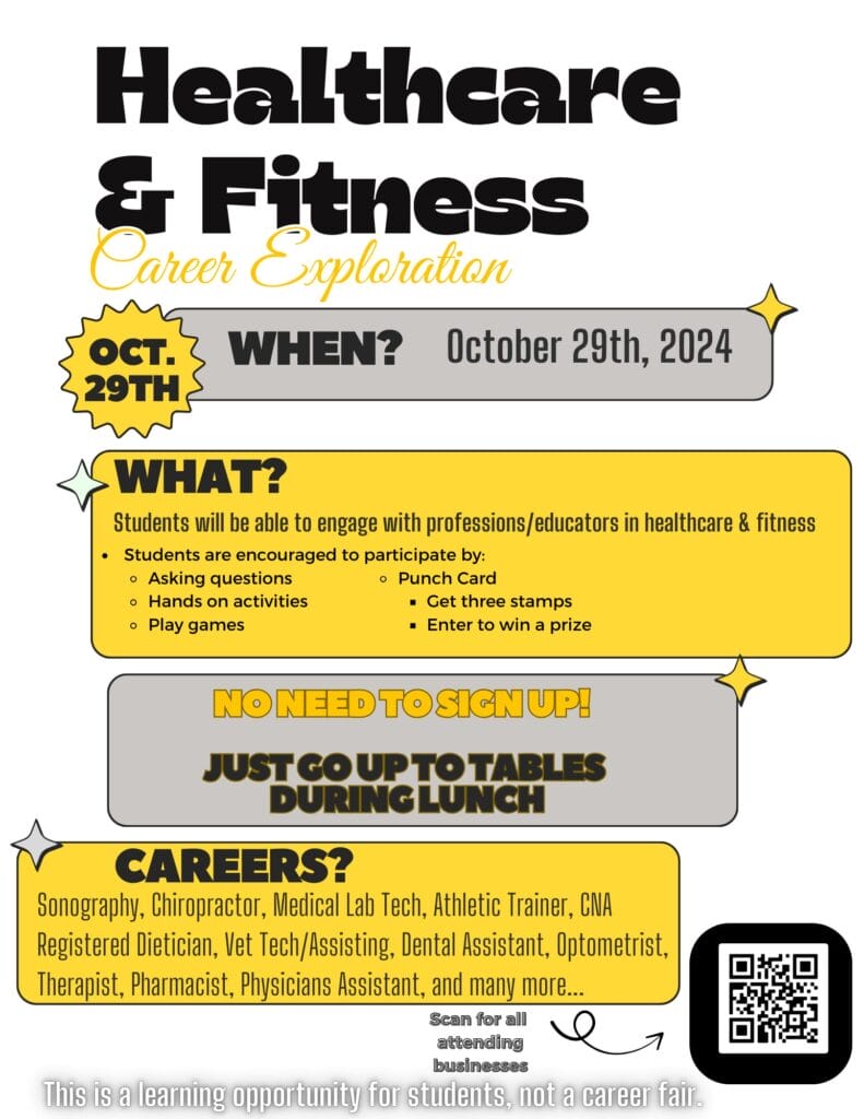 Healthcare and Fitness Lunch and Learn Flyer