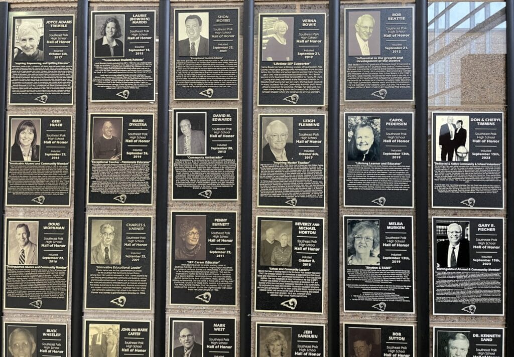 Hall of Honor Wall